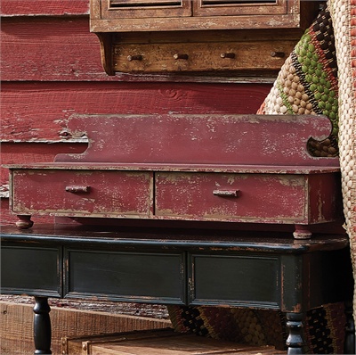 24-913 – Counter Shelf – Aged Red