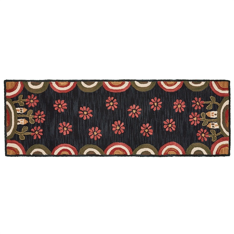 Cedar Hill Hooked rug
