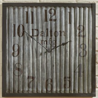 Galvanized Clock